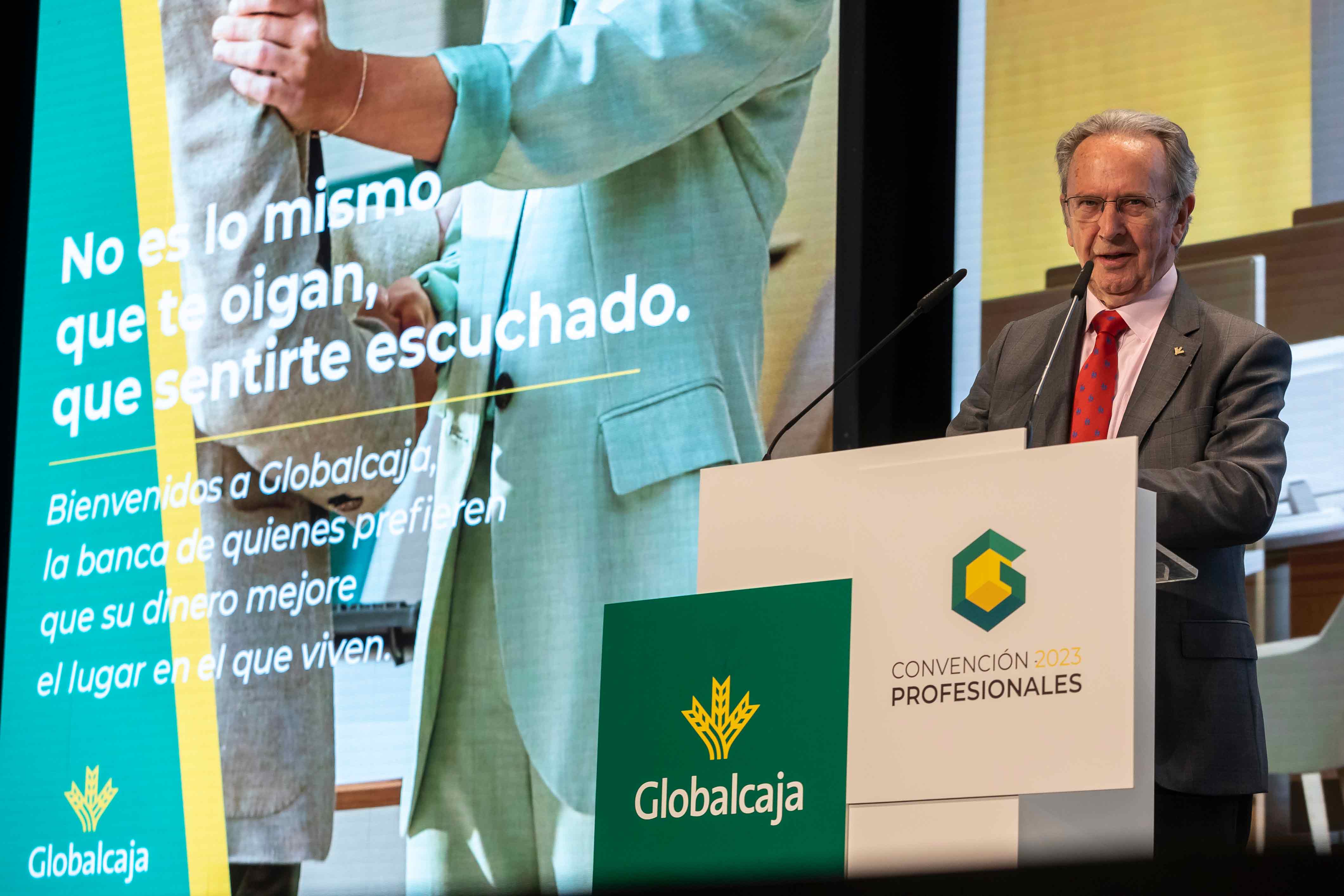 Carlos de la Sierra, durante su intervención en la Convención de Profesionales 2023.