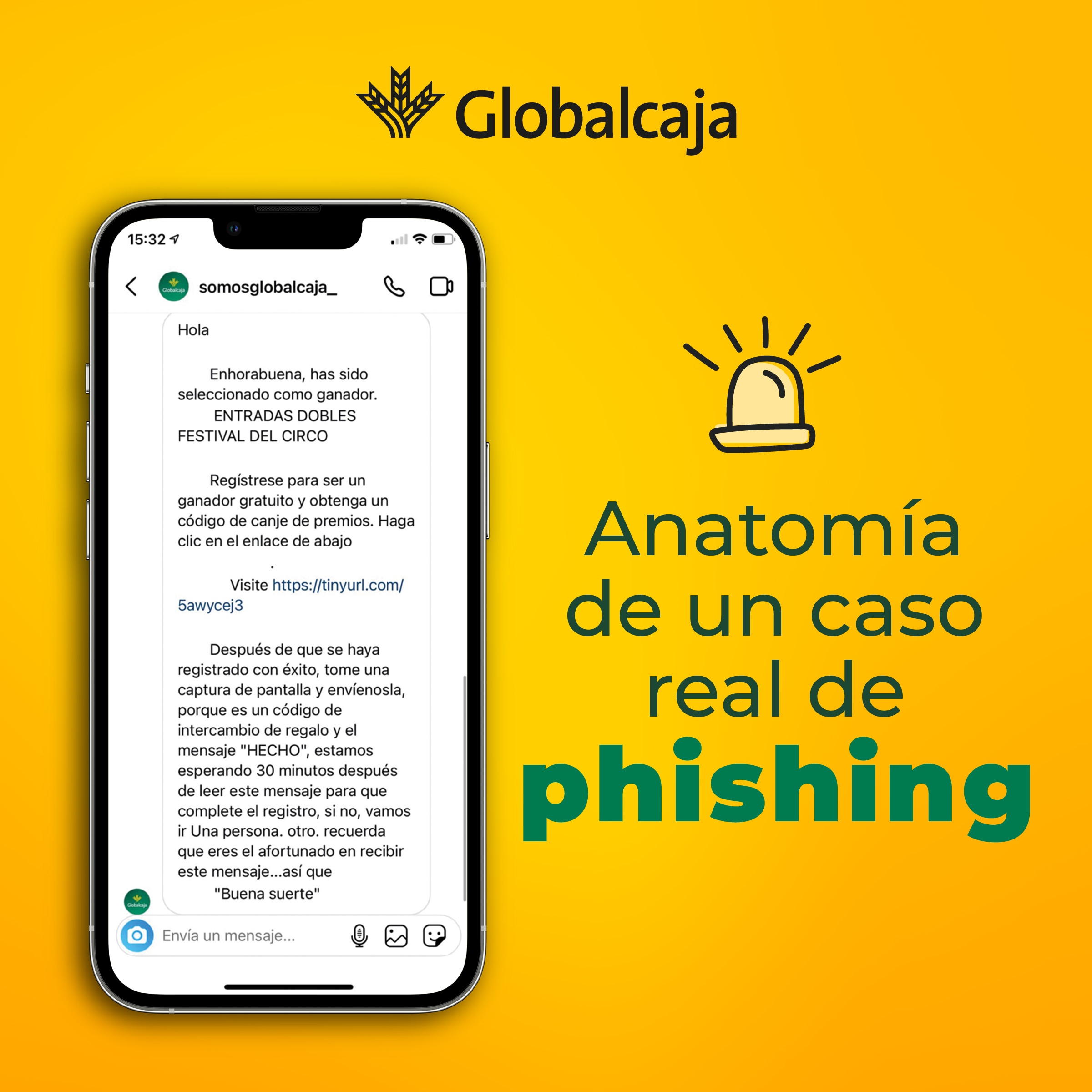 Caso real phishing