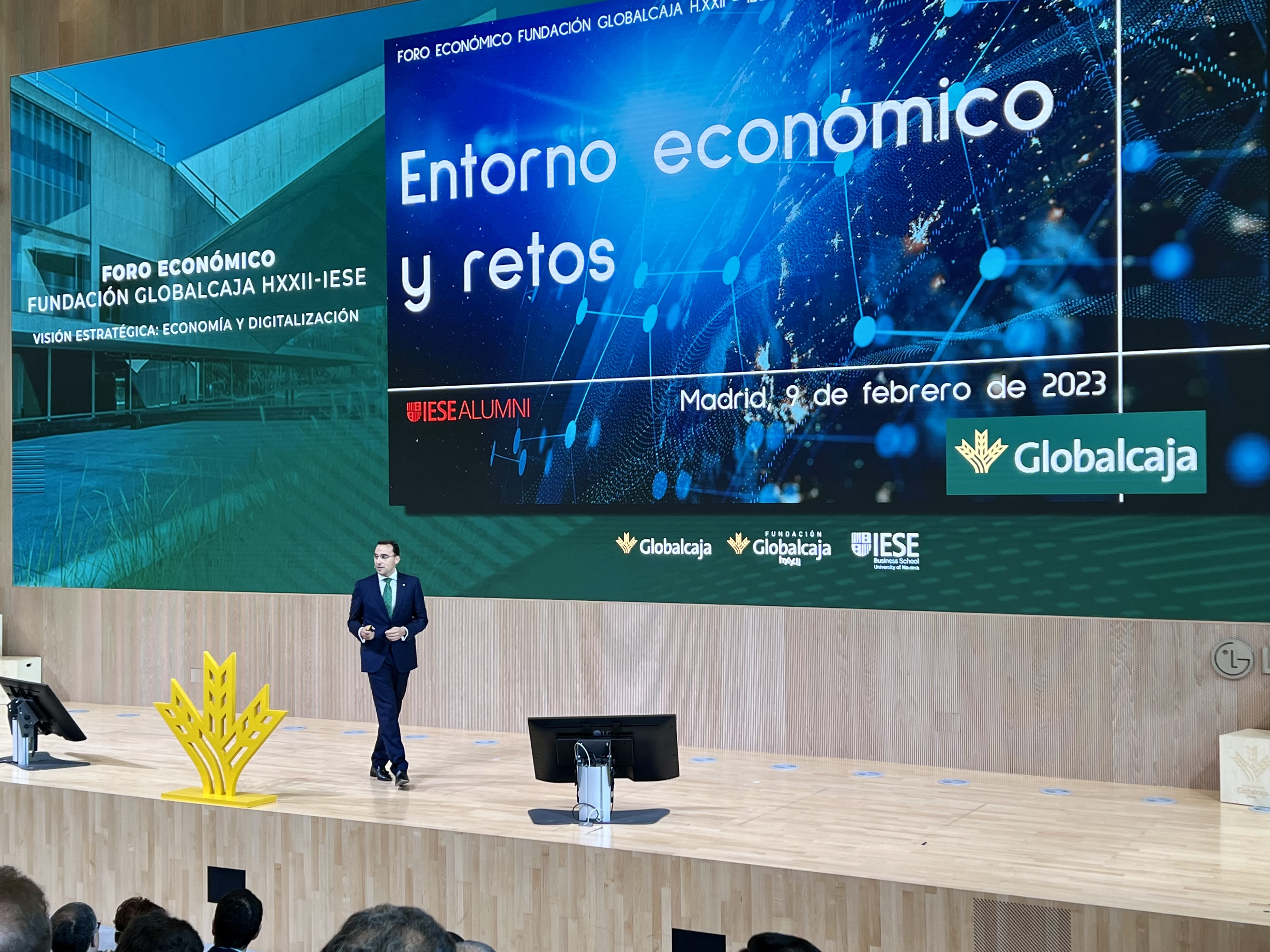 Pedro Palacios, durante su intervención.