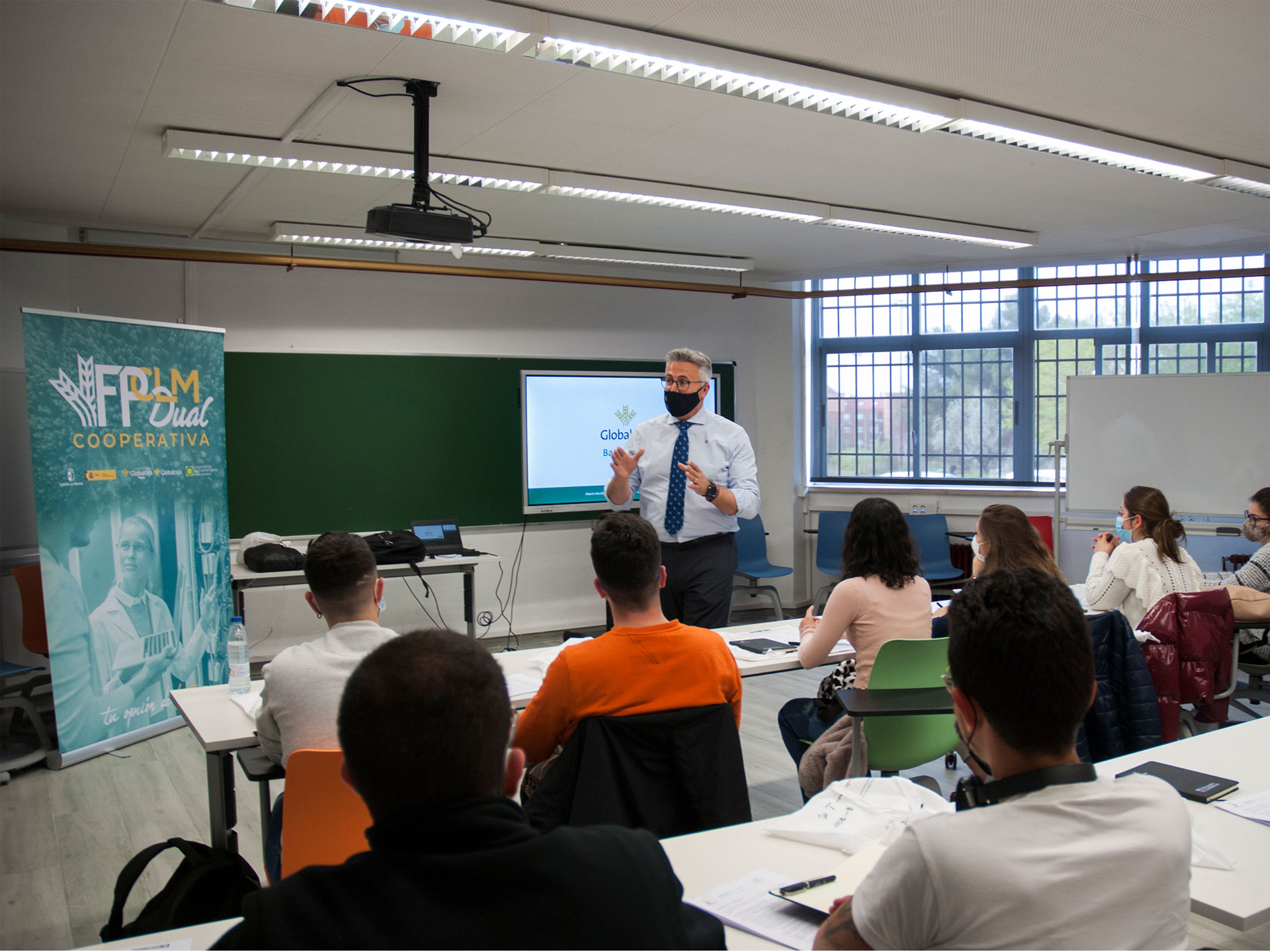 Alberto Marcilla, en una jornada de FP Dual