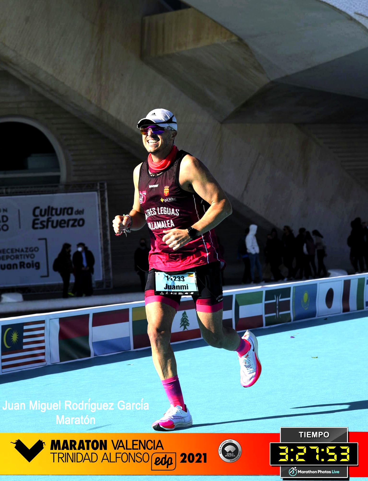 Juan Miguel Rodríguez, maratón de Valencia 2021