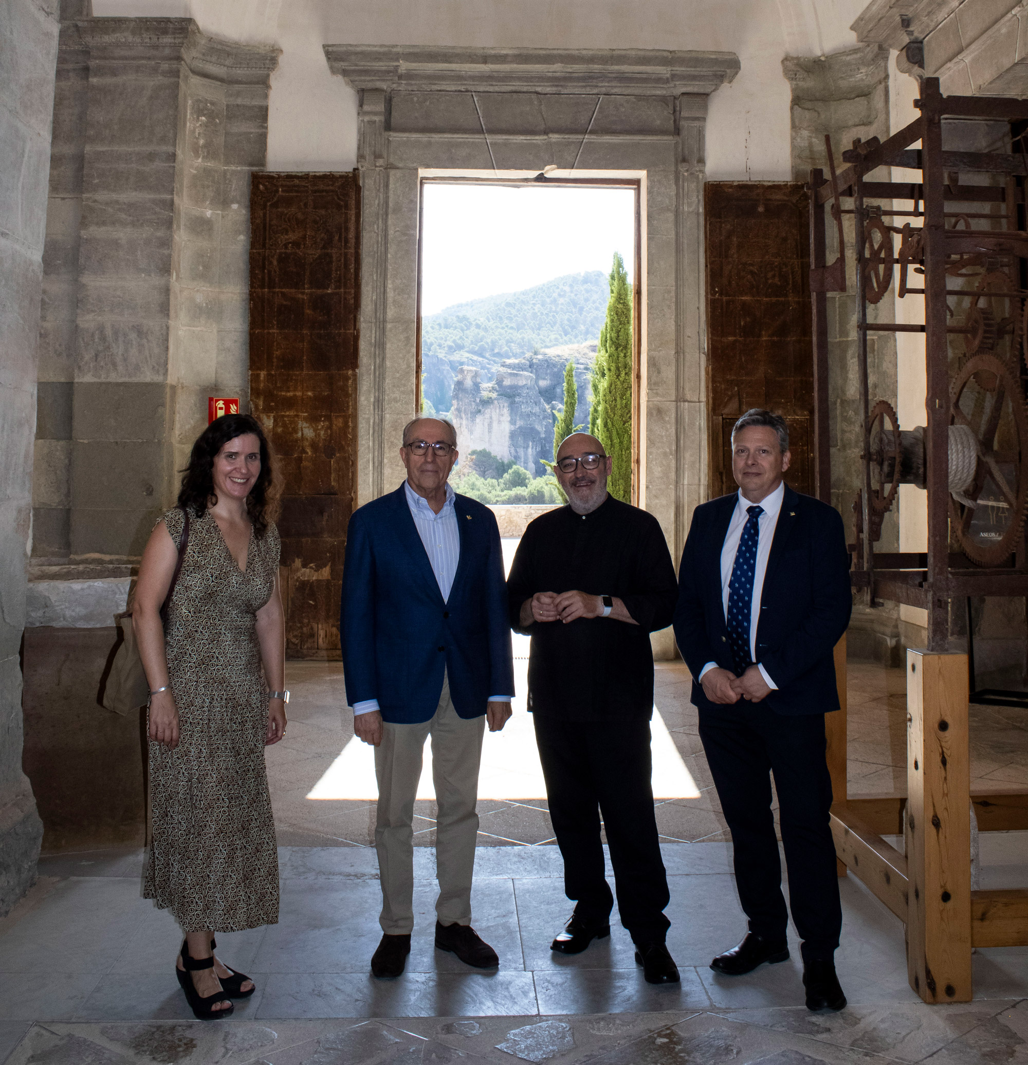 Visita del presidente a la Catedral de Cuenca